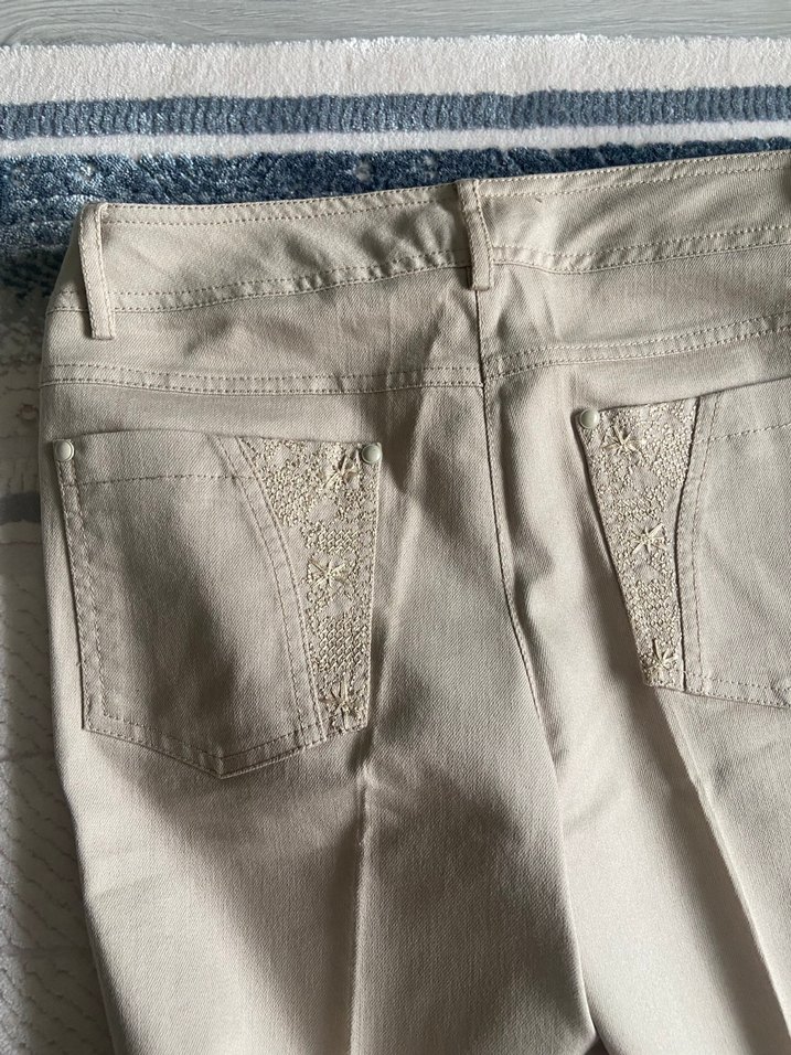 Modailgi krem pantolon - Görsel 4