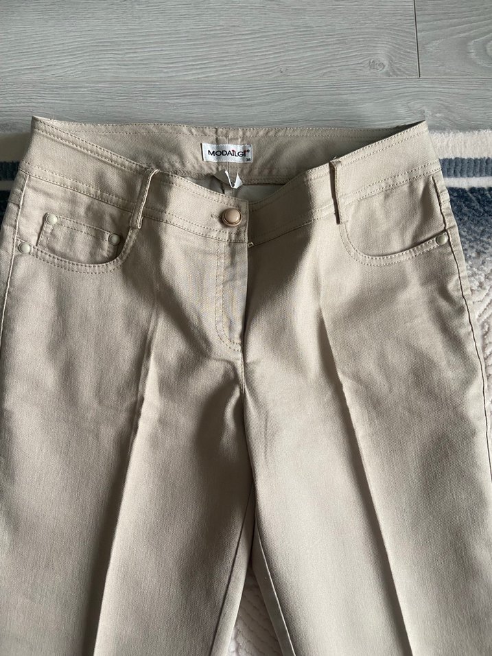 Modailgi krem pantolon - Görsel 2