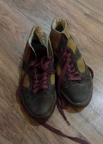 Erkek Kahverengi Street Wear Bağcıklar - Görsel 5