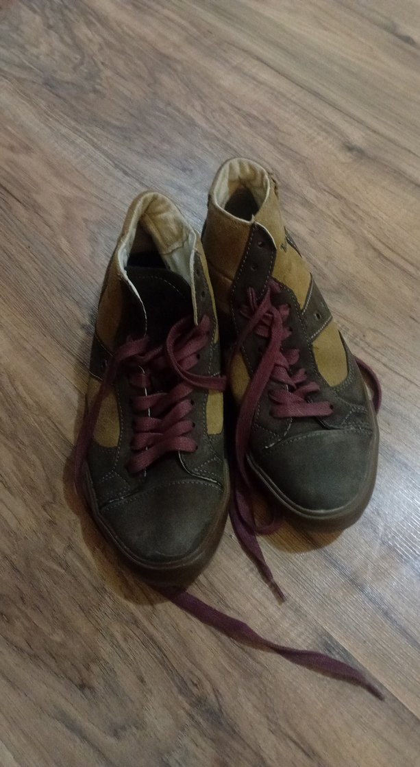 Erkek Kahverengi Street Wear Bağcıklar - Görsel 5