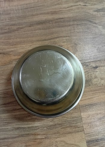 Bej Renkli Parlak Metal Kase - Görsel 3