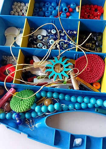 Renkli Boncuk ve Hobi Malzemeleri Seti - Görsel 5