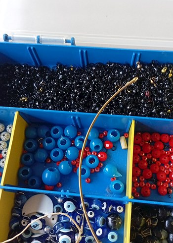 Renkli Boncuk ve Hobi Malzemeleri Seti - Görsel 2