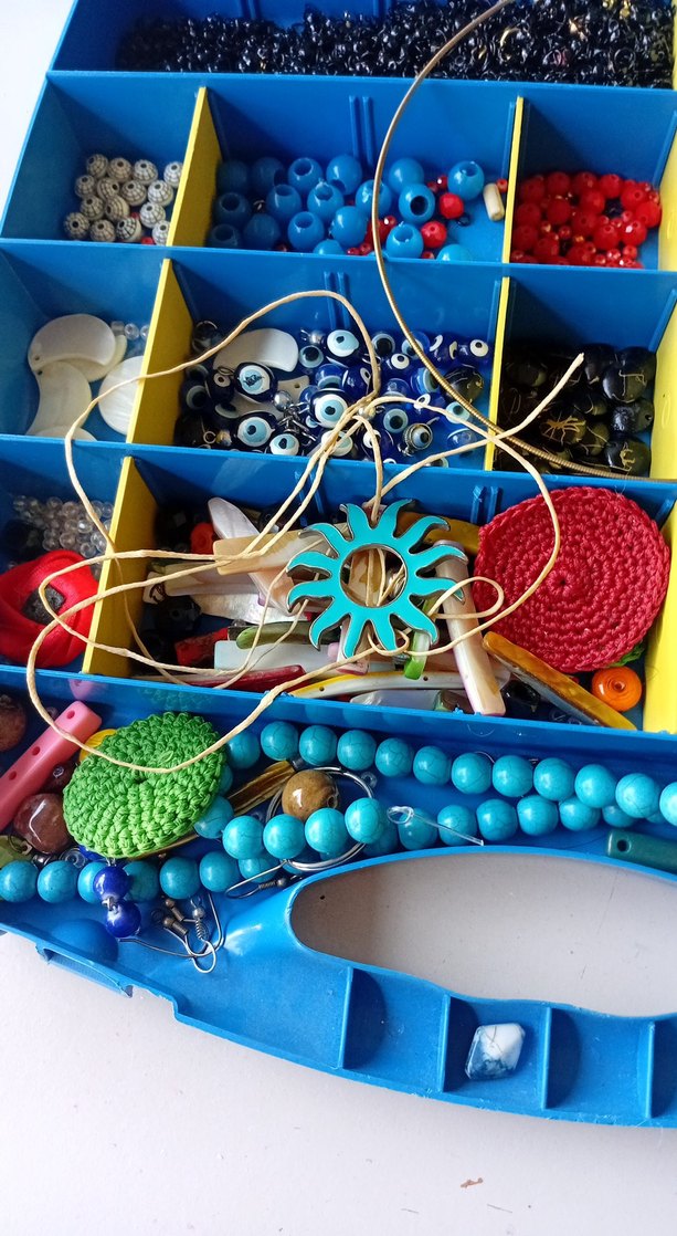 Renkli Boncuk ve Hobi Malzemeleri Seti - Görsel 5