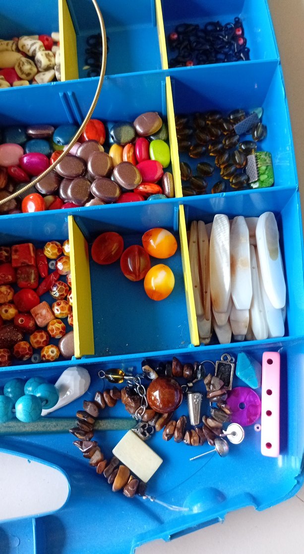 Renkli Boncuk ve Hobi Malzemeleri Seti - Görsel 4