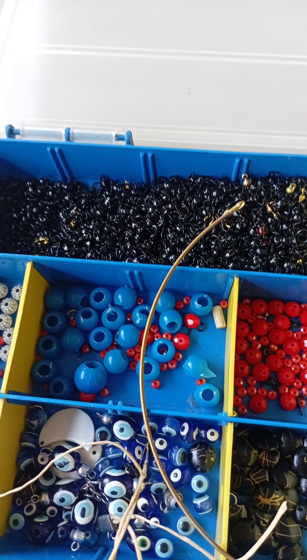 Renkli Boncuk ve Hobi Malzemeleri Seti - Görsel 2