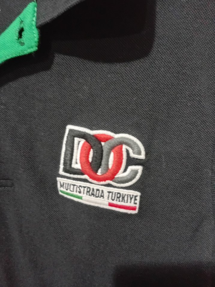 Erkek Siyah Polo Tişört  Detaylı - Görsel 2