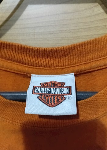 Harley-Davidson Vintage orijinal Kahverengi Baskılı Erkek Tişört - Görsel 5
