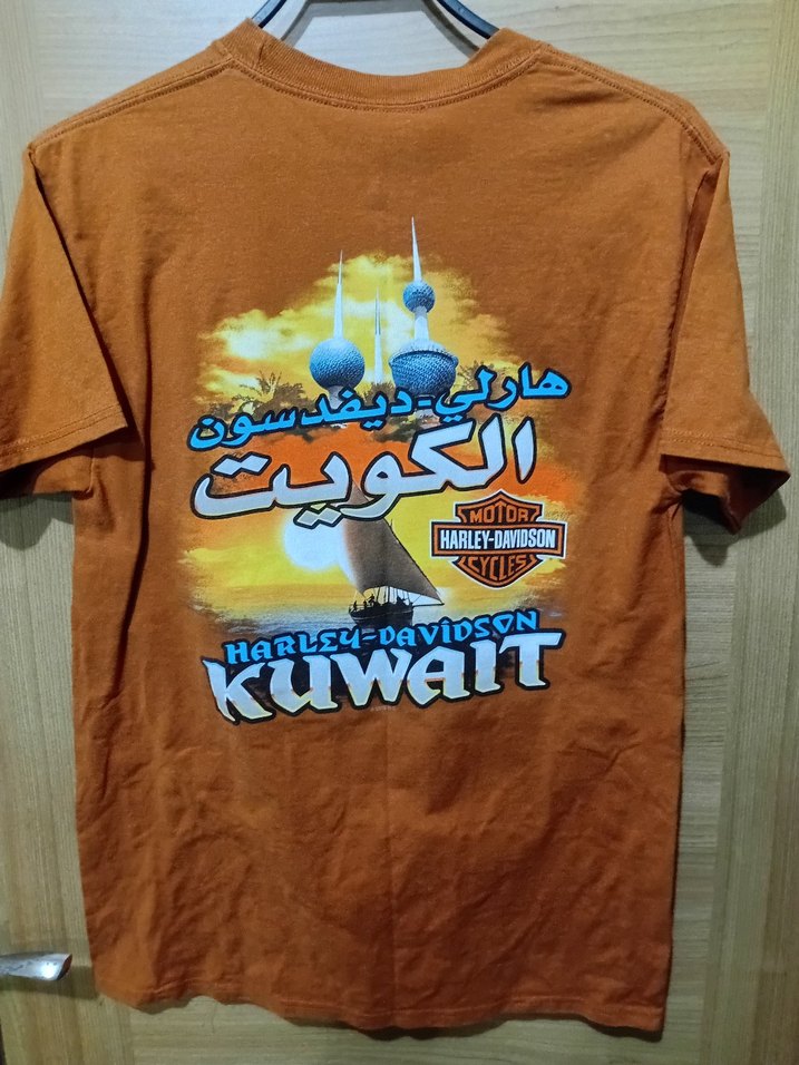 Harley-Davidson Vintage orijinal Kahverengi Baskılı Erkek Tişört - Görsel 3