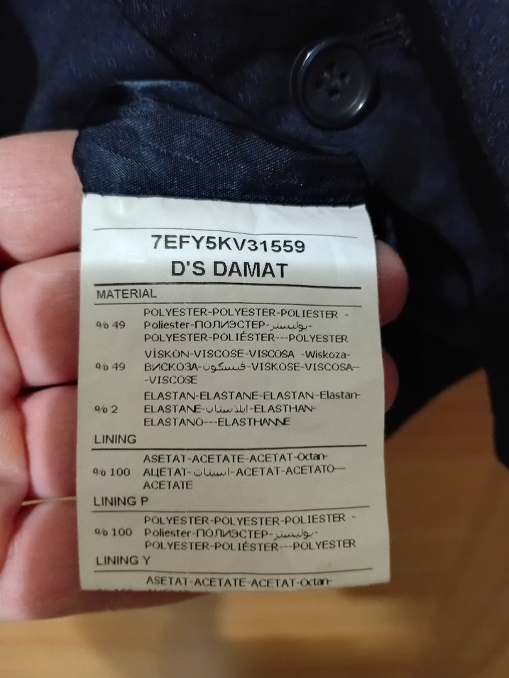 Erkek Lacivert Düğmeli Yelek - Görsel 5