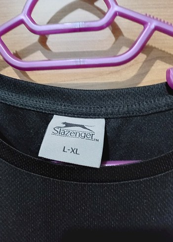 Siyah Slazenger  Erkek Tişört - Görsel 2