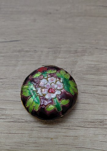 Vintage Love Vintage Cicekli Kolye Ucu