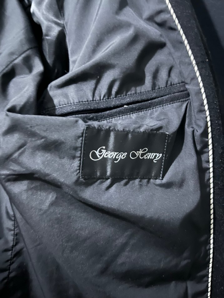 Düğmeli Gri Erkek Midi Kaban - Görsel 2