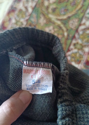 Kız Çocuk Gri TikTok Desenli Tayt - Görsel 3