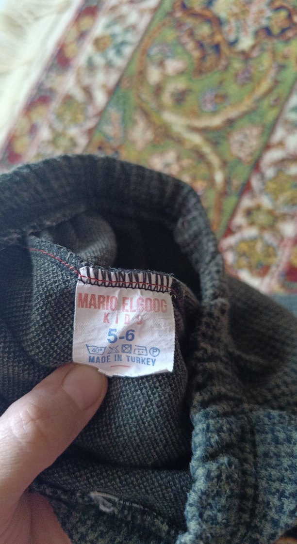 Kız Çocuk Gri TikTok Desenli Tayt - Görsel 3