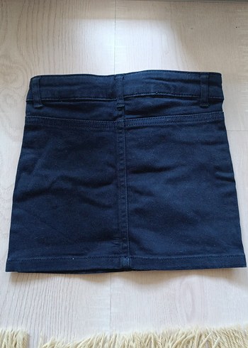 Kız Çocuk Lacivert Kot Etek - Görsel 2