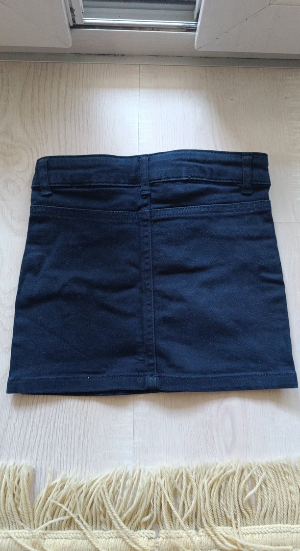 Kız Çocuk Lacivert Kot Etek - Görsel 2