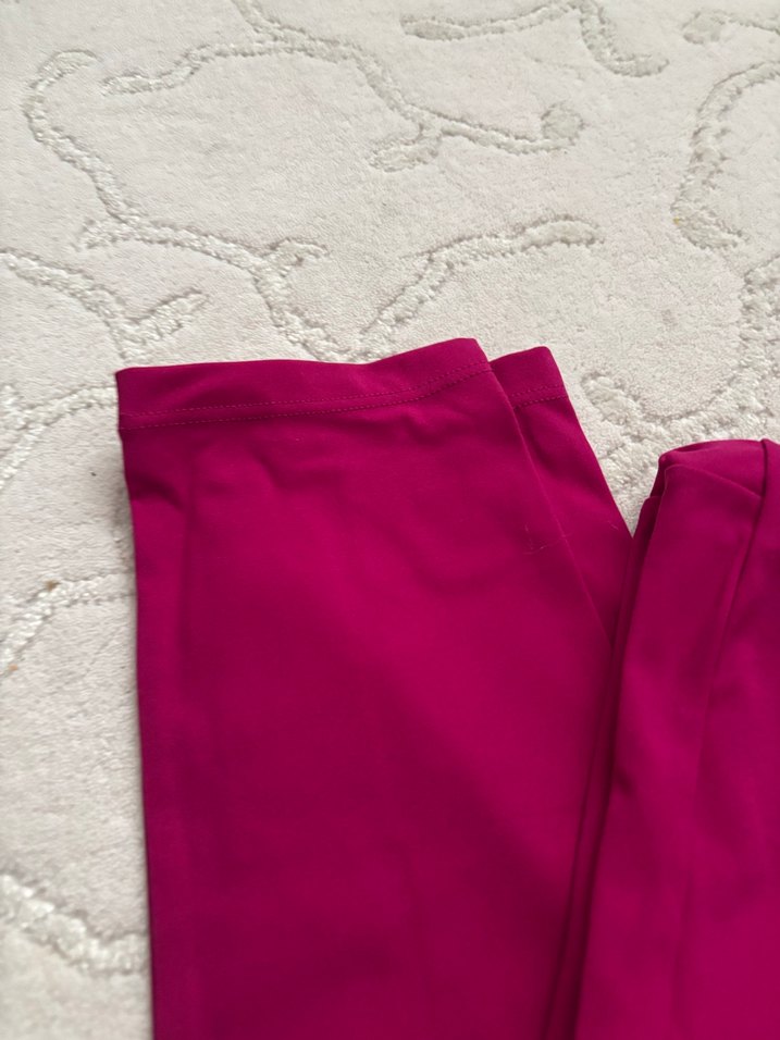 Pembe Drapeli Kadın Tayt Oysho Sport xs beden - Görsel 3