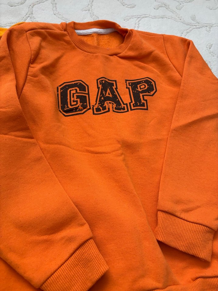 Erkek Çocuk Sarı Sweatshirt Uzun Kollu 3 adet - Görsel 4