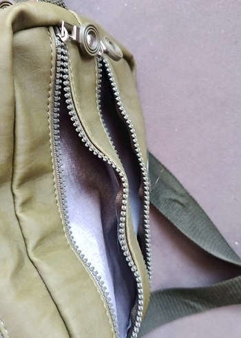 Kemerli Kadın Haki Yeşili Çapraz Çanta - Görsel 5