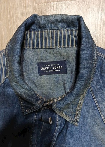 Düğmeli Uzun Kollu Erkek Denim Gömlek - Görsel 2