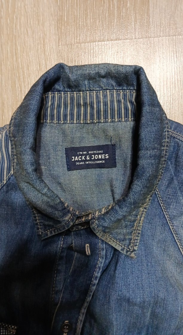 Düğmeli Uzun Kollu Erkek Denim Gömlek - Görsel 2