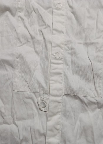 Beyaz Erkek Keten Uzun Kollu Gömlek - Görsel 3
