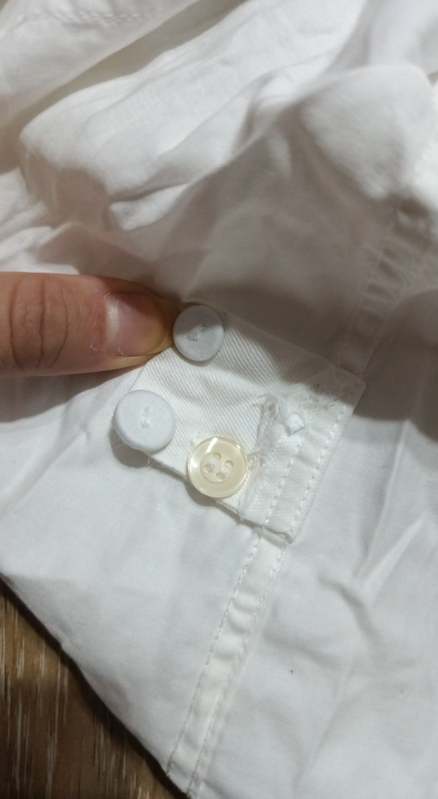 Beyaz Erkek Keten Uzun Kollu Gömlek - Görsel 5