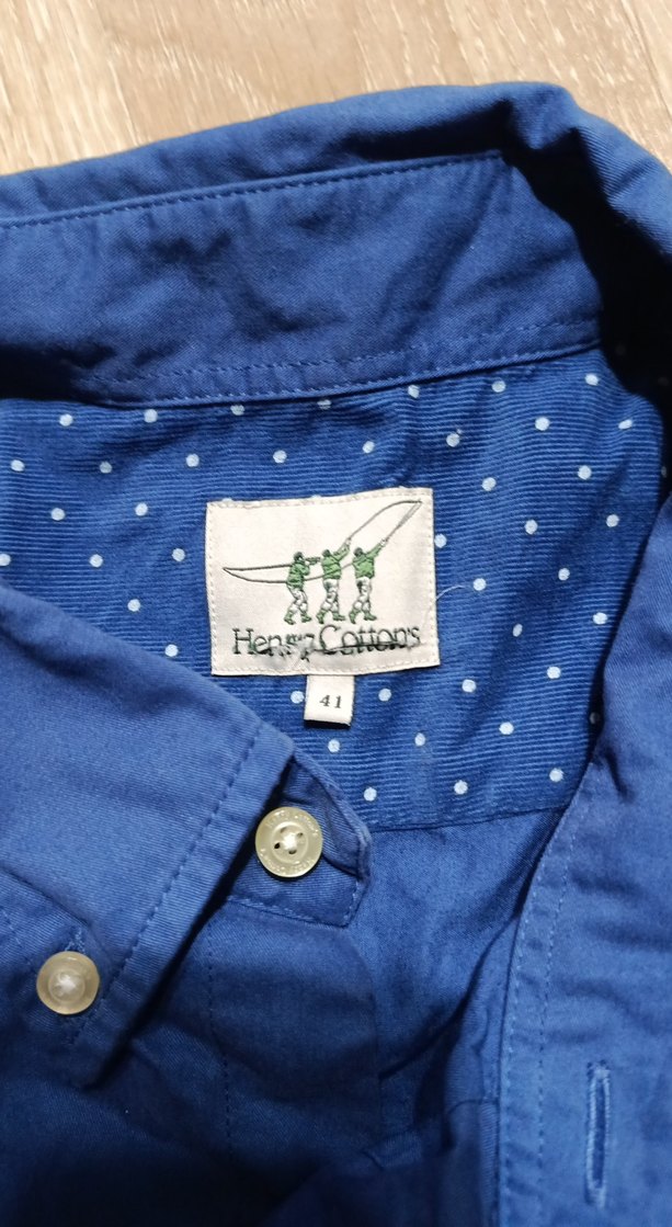 Düğmeli Mavi Erkek Kot Gömlek - Görsel 3