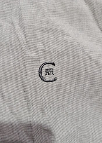 Gri Regular Fit Uzun Kollu Keten Erkek Gömlek - Görsel 2