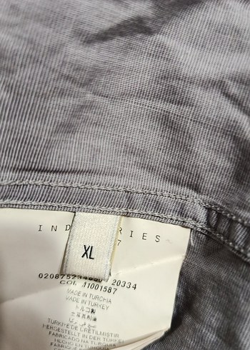 Gri Regular Fit Uzun Kollu Keten Erkek Gömlek - Görsel 6