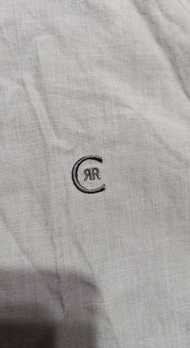 Gri Regular Fit Uzun Kollu Keten Erkek Gömlek - Görsel 2