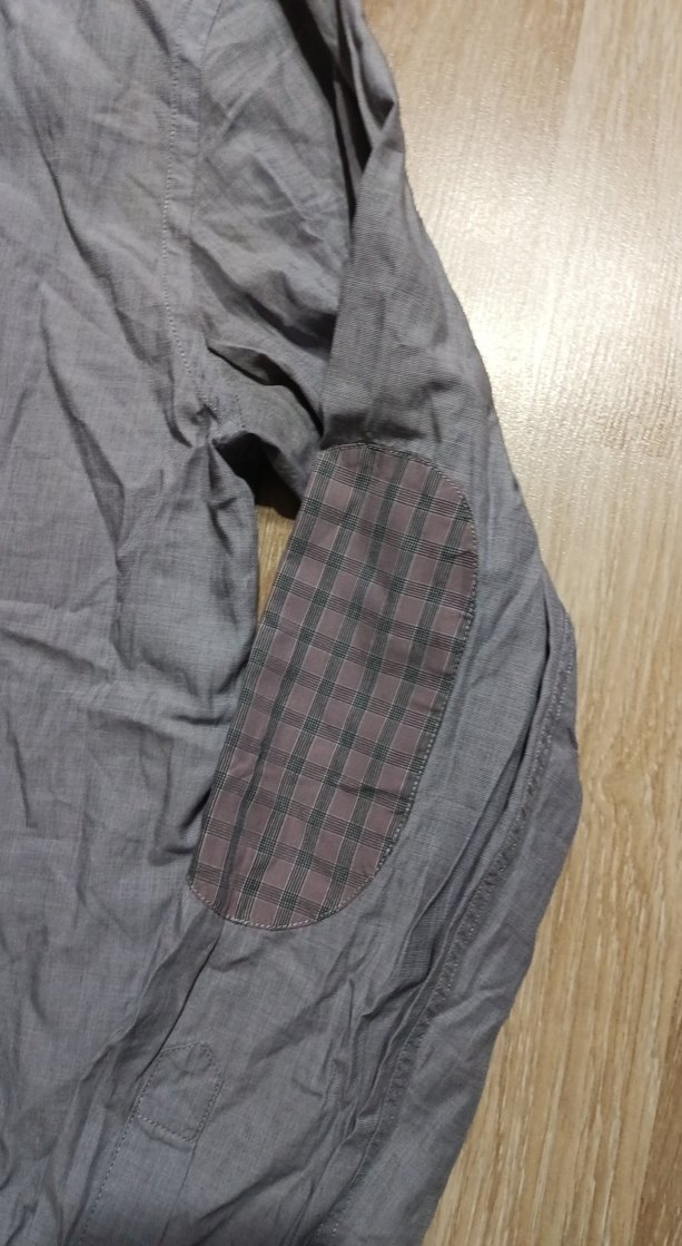 Gri Regular Fit Uzun Kollu Keten Erkek Gömlek - Görsel 4