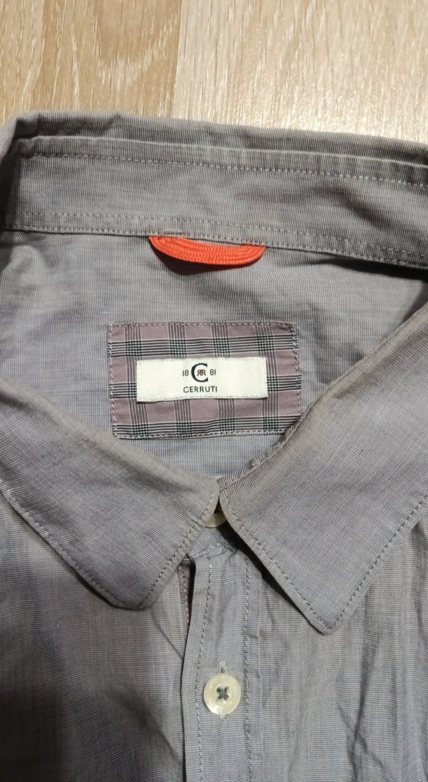 Gri Regular Fit Uzun Kollu Keten Erkek Gömlek - Görsel 3