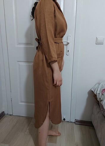 Trendyol & Milla Kahverengi günlük elbise 