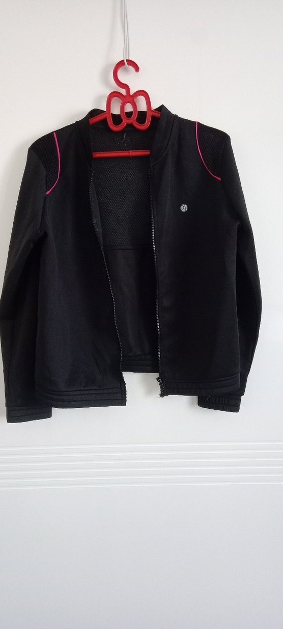 Siyah Kadın Slim Fit Spor Eşofman Takımı - Görsel 2