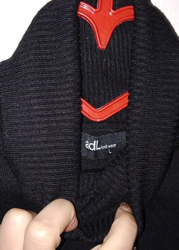 Kadın Siyah Yarım Kollu Yüksek Yaka Triko - Görsel 2