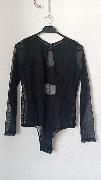 Transparan çıt çıtlı body