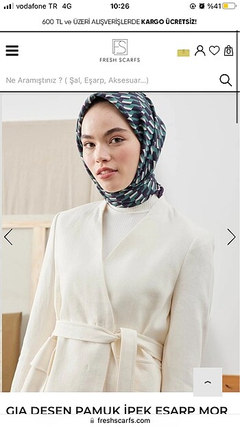 Diğer Fresh scarfs desenli eşarp