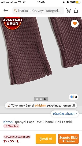Koton Kız bebek pijama pantolon