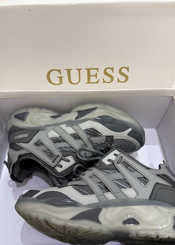 Guess Guess Gri Desenli Kadın Platform Spor Ayakkabı