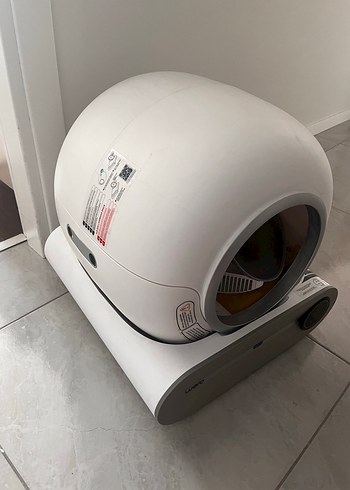  Beden Gri Beyaz Otomatik Kedi Tuvaleti (wero marka)