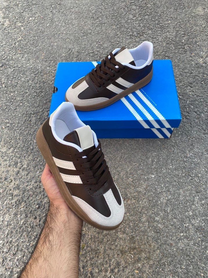 Adidas Retro Kahverengi Sneaker — görsel 3/5