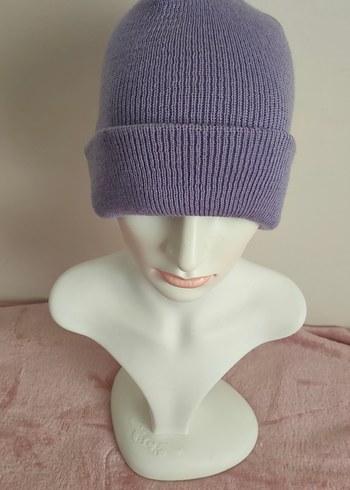 Mor Örgü Kadın Bere - Görsel 3