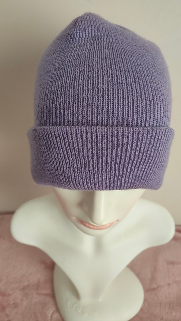 Mor Örgü Kadın Bere - Görsel 5