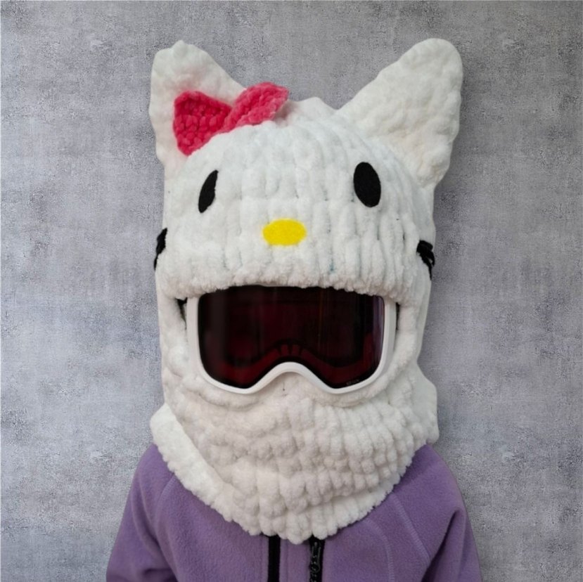 Kask kılıfı tatlı kadife - Görsel 3