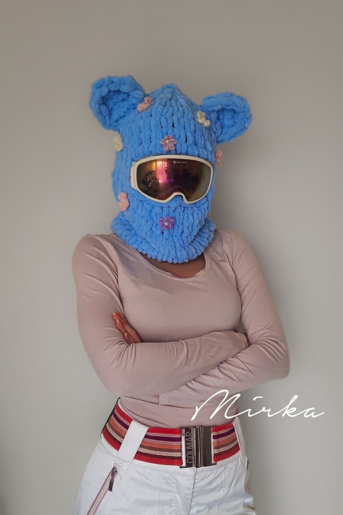 Kask kılıfı tatlı kadife - Görsel 2