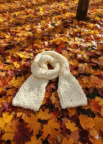 Minik incili atkı - Görsel 3