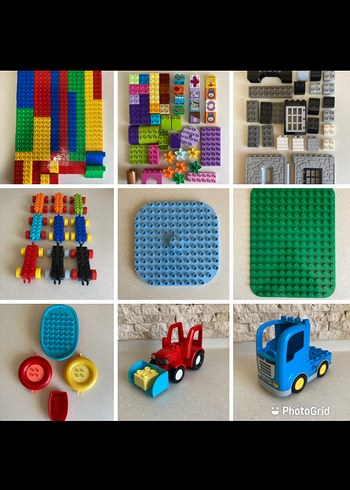 Lego Duplo Parça Figür Taban Kamyon Tren Hayvan