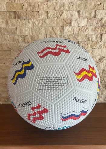 2002 Dünya Kupası Temalı Renkli Futbol Topu - Görsel 6